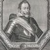 Císař v rytířské zbroji – mědirytina z roku 1672 